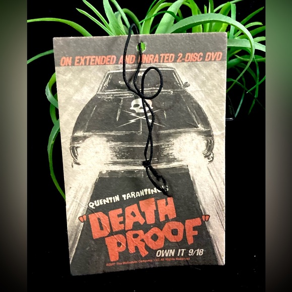 RARE PROMO 2007 Quentin Tarantino "DEATH PROOF" Movie Promotional Hanging Card - Picture 10 of 11